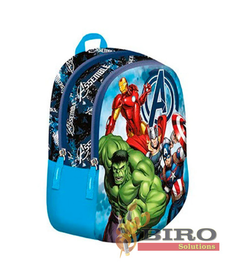 Ghiozdan Gradinita 2 Compartimente St.Majewski Coletctia Avengers 27x23x10cm